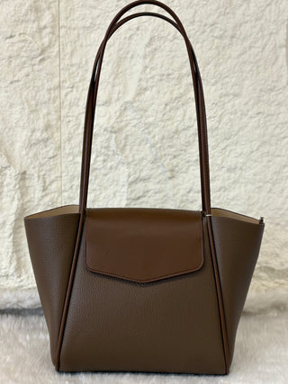 Buy brown-with-coffee Premium Quality Tote Bag Code 2756